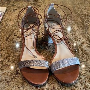 Alexandre Birman Snakeskin Sandals